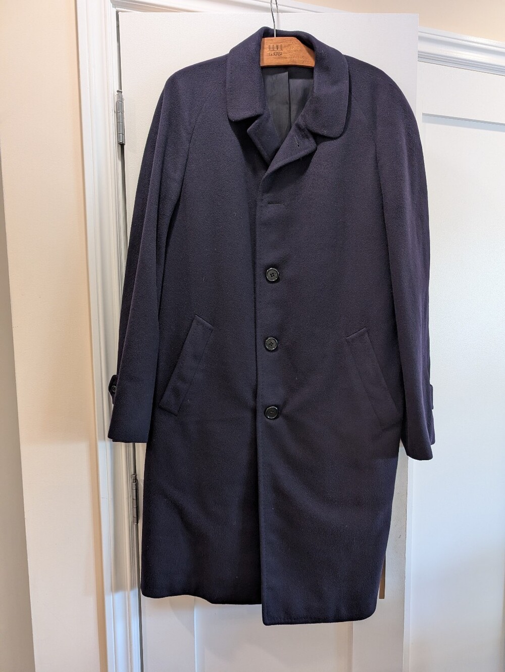 Vintage 100% Cashmere Overcoat,42